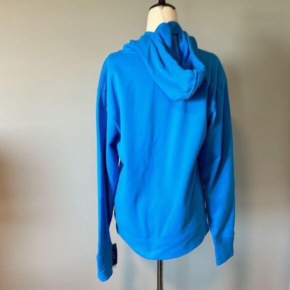 NWT sz S Champion blue lagoon teal hoodie with pouch front - Picture 5 of 10